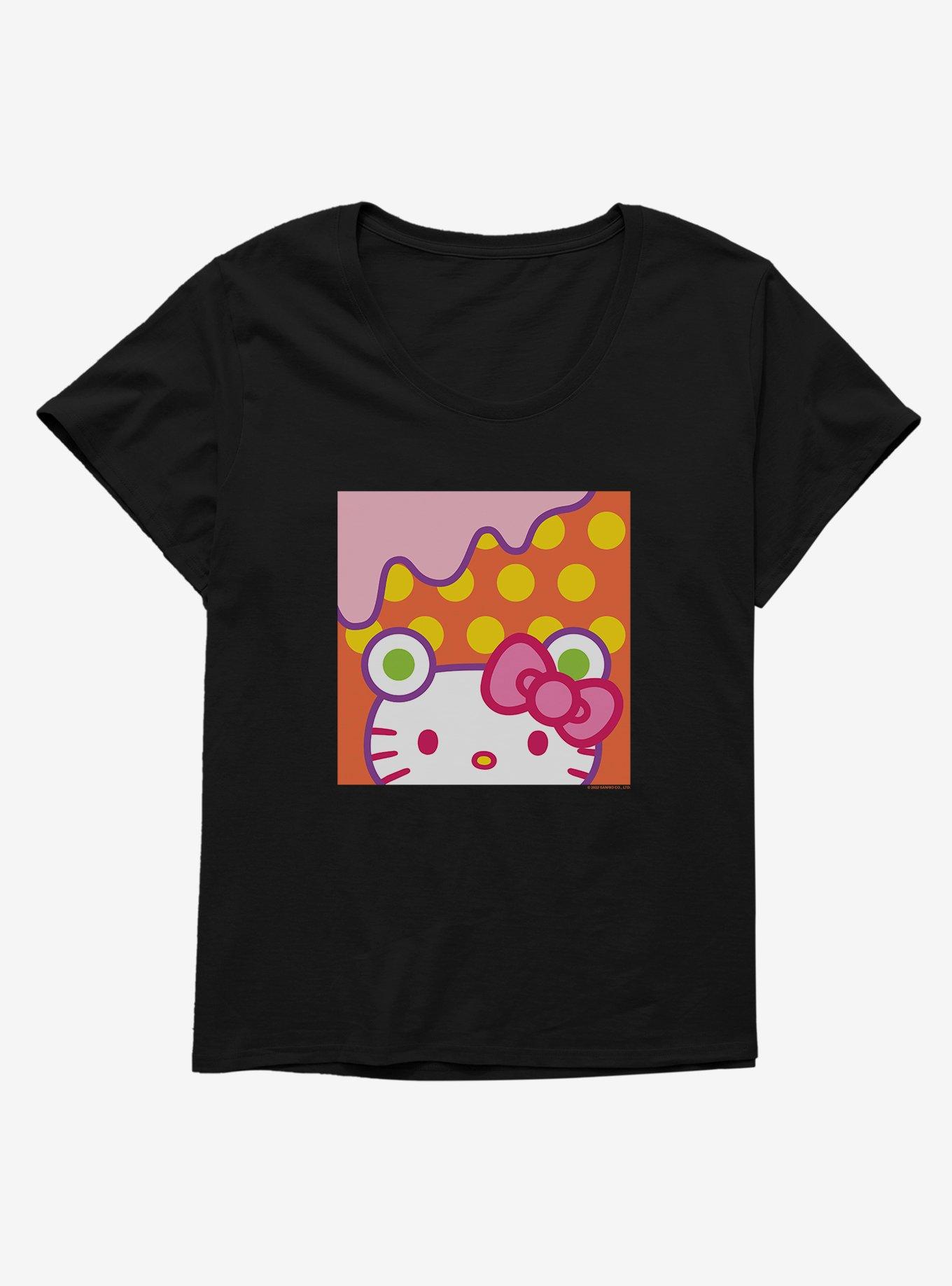 Hello Kitty Sweet Kaiju Melting Womens T-Shirt Plus Size, , hi-res