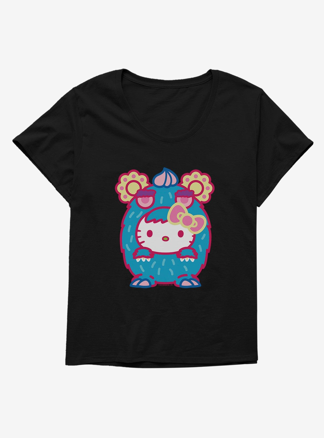 Hello Kitty Sweet Kaiju Pouch Womens T-Shirt Plus Size, , hi-res