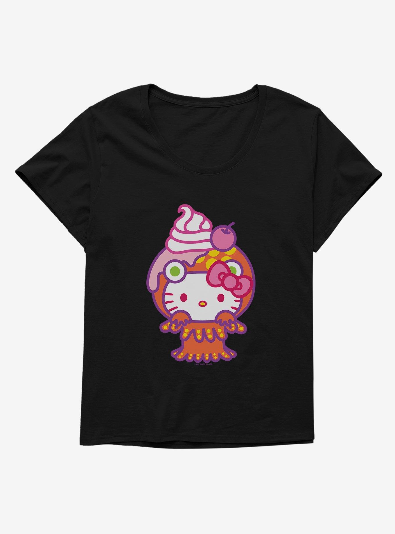 Hello Kitty Sweet Kaiju Sundae Womens T-Shirt Plus Size, , hi-res