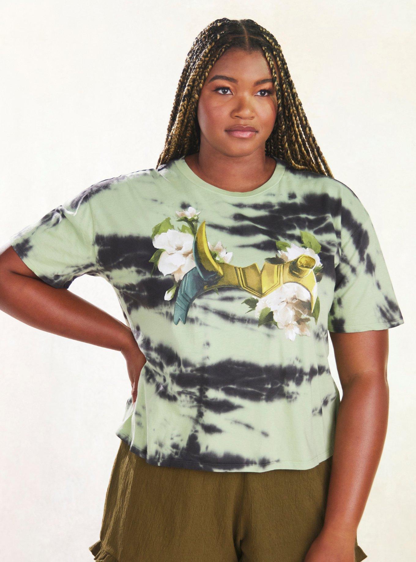 Her Universe Marvel Loki Sylvie Crown Tie-Dye T-Shirt Plus Size, TIE DYE, hi-res