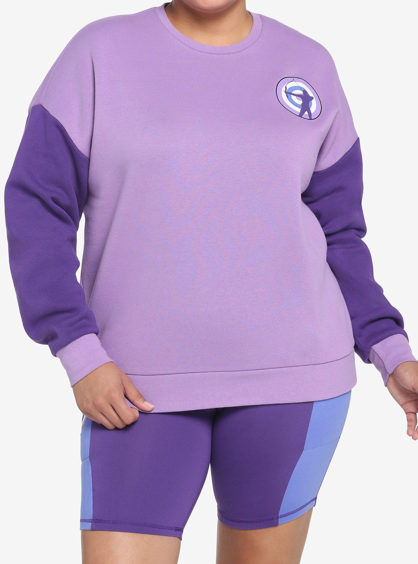 Her Universe Marvel Hawkeye Kate Bishop Sweatshirt Plus Size, , hi-res