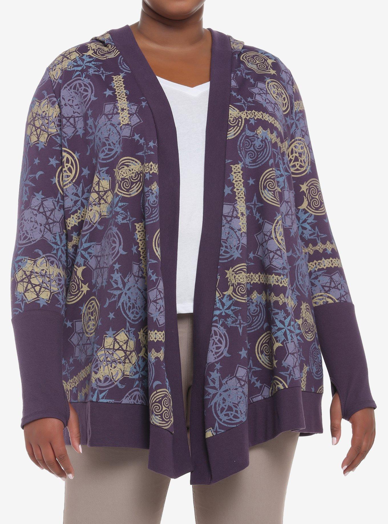 Her Universe Harry Potter Invisibility Cloak Hooded Cardigan Plus Size, , hi-res