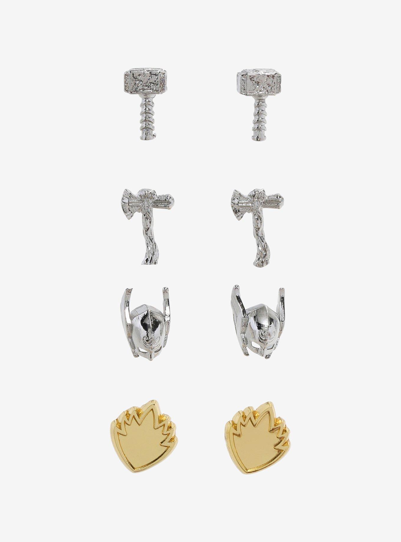 Marvel Thor: Love And Thunder Icons Earring Set, , hi-res