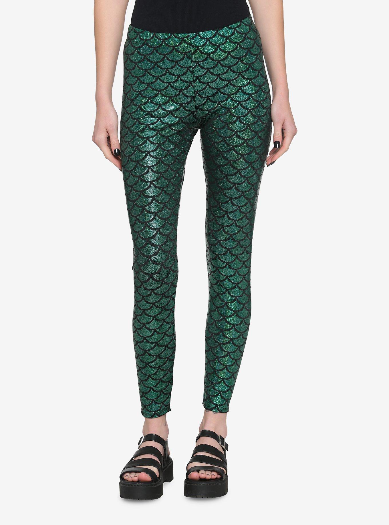 Mermaid Scale Leggings, , hi-res