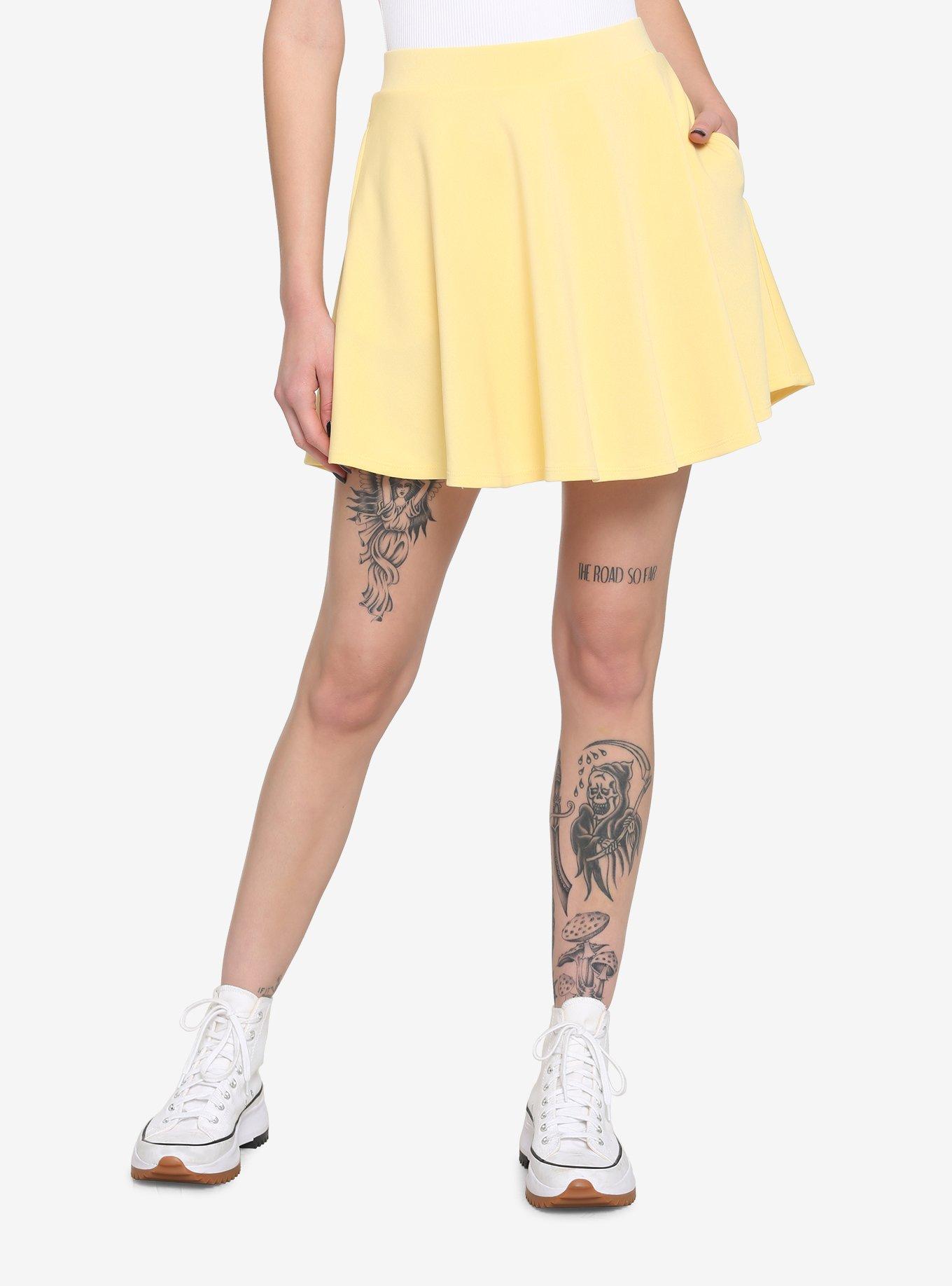 Light Yellow Skirt, , hi-res