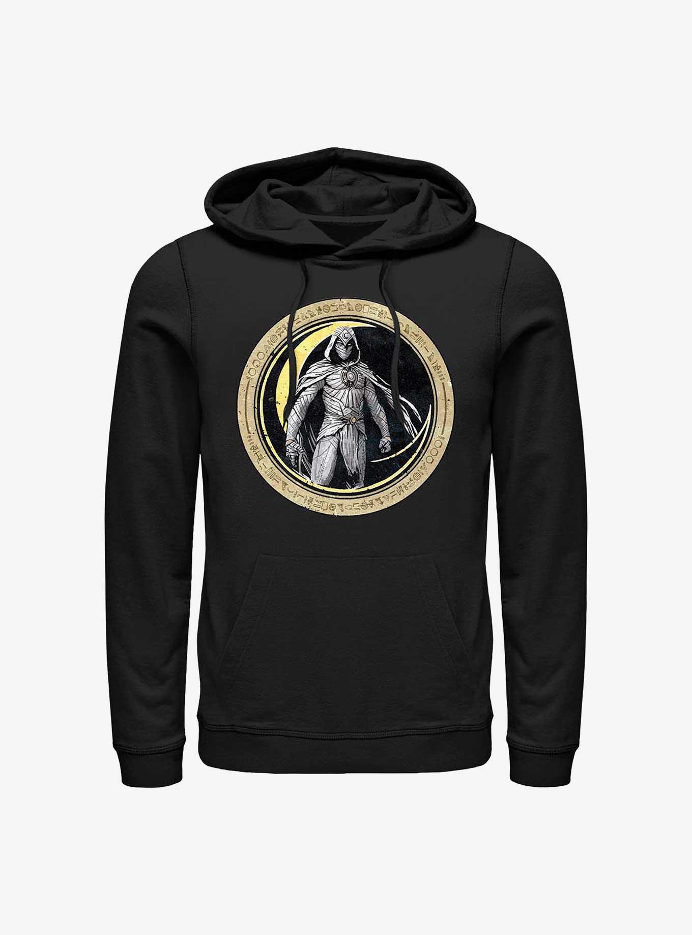 Marvel Moon Knight Circle Badge Hoodie, BLACK, hi-res