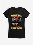 DC Comics Chibi Justice League Call Cute Girls T-Shirt, BLACK, hi-res