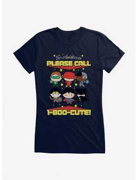 DC Comics Chibi Justice League Call Cute Girls T-Shirt, , hi-res
