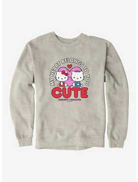 Hello Kitty Valentine's Day Heart Belongs To You Sweatshirt, , hi-res