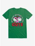 Hello Kitty & Dear Daniel Valentine's Day Heart Belongs To You T-Shirt, KELLY GREEN, hi-res