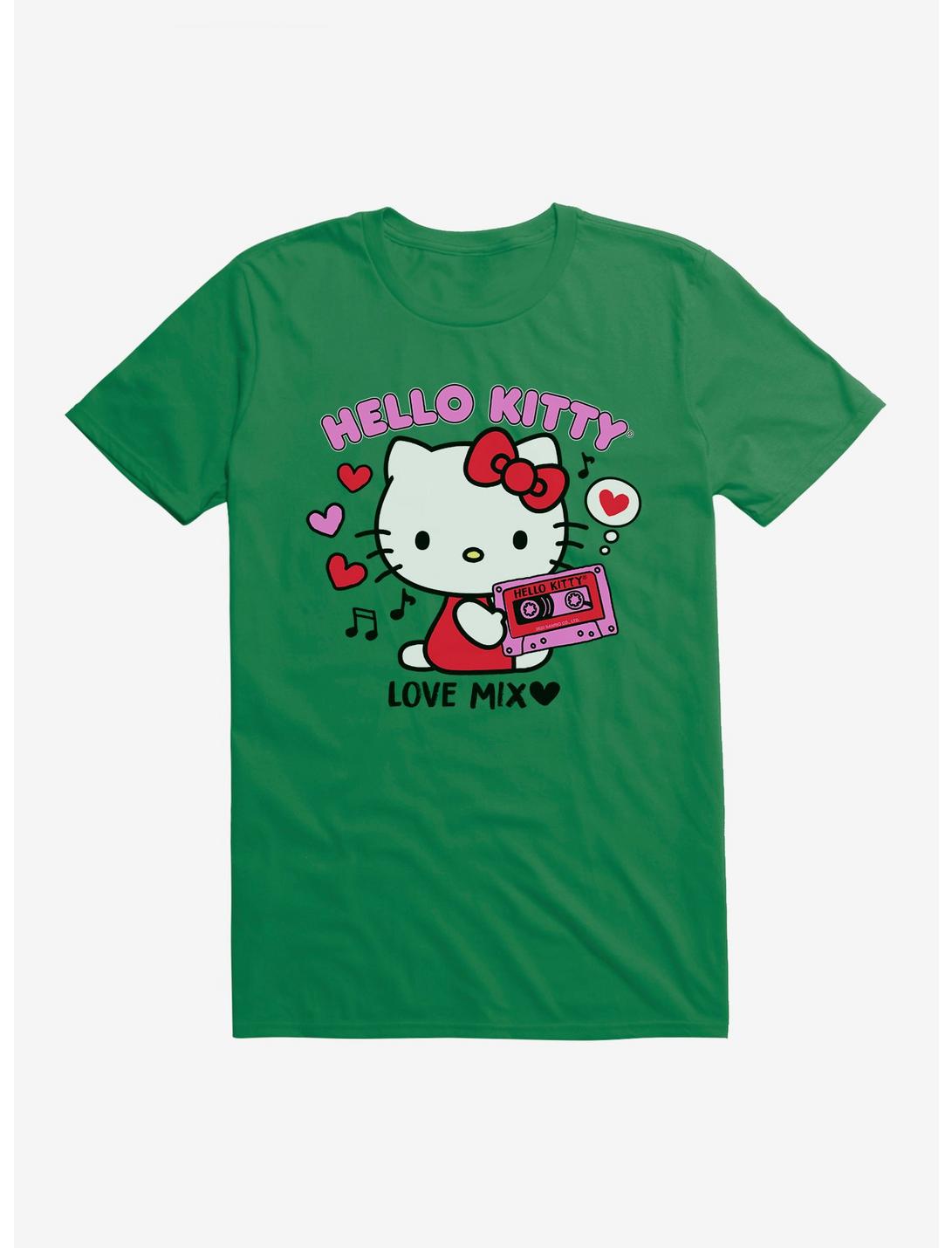 Hello Kitty Valentine's Day Love Mix T-Shirt, KELLY GREEN, hi-res