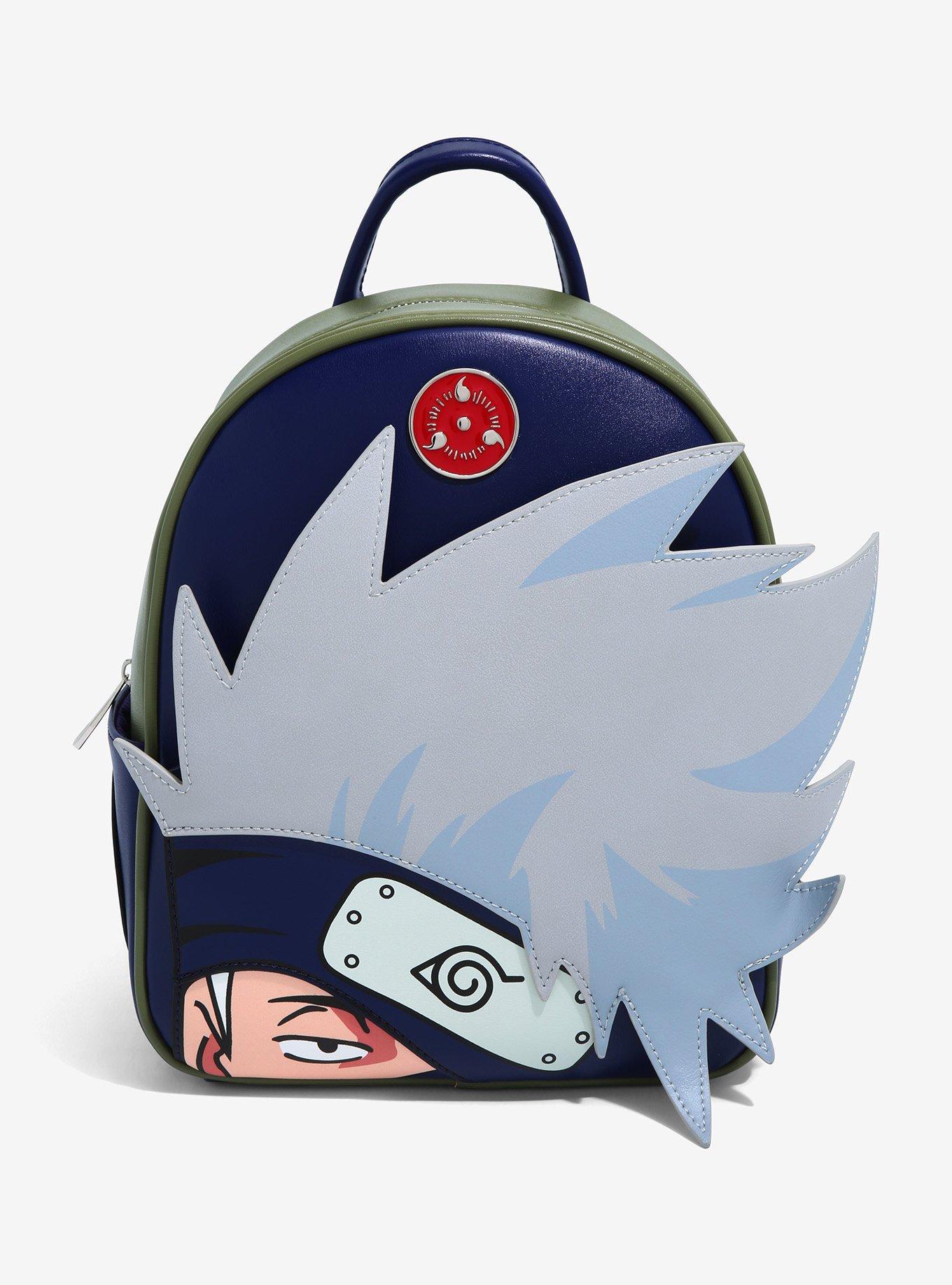 Naruto Shippuden Kakashi Mini Backpack Anime Bioworld Hot topic NWT