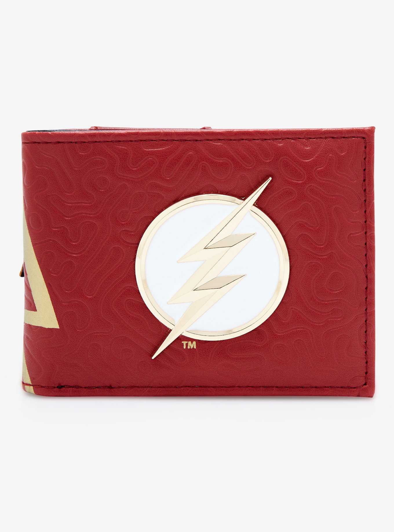 DC Comics The Flash Logo Bifold Wallet - BoxLunch Exclusive, , hi-res