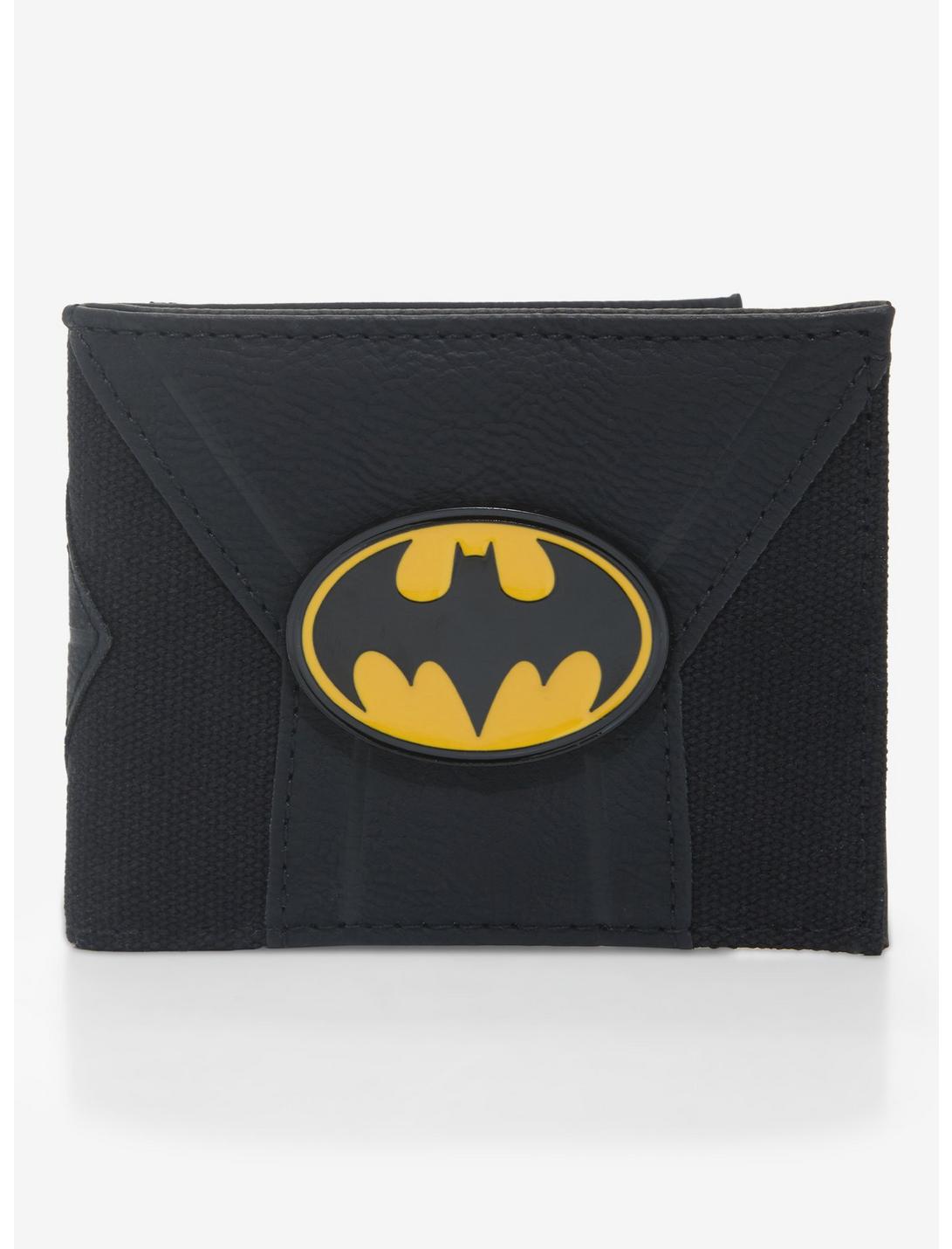 DC Comics Batman Logo Bifold Wallet - BoxLunch Exclusive, , hi-res