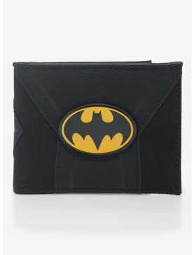 DC Comics Batman Logo Bifold Wallet - BoxLunch Exclusive, , hi-res