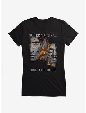Plus Size Supernatural Fire Crackle Sam & Dean Girls T-Shirt, , hi-res