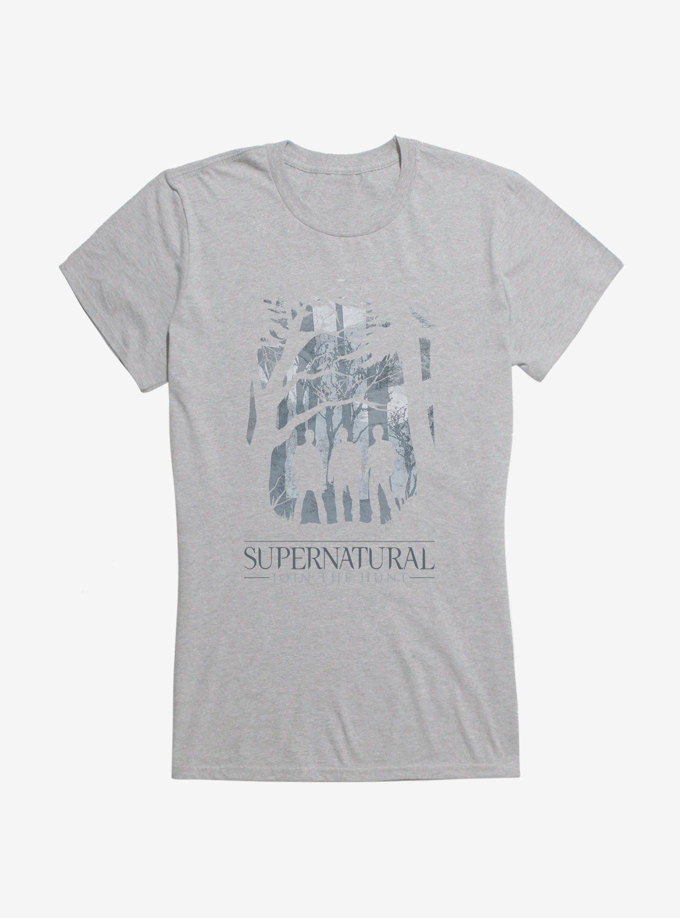 Supernatural Forest Join The Hunt Girls T-Shirt