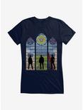Supernatural Stained Glass Sam, Dean & Castiel Girls T-Shirt, , hi-res
