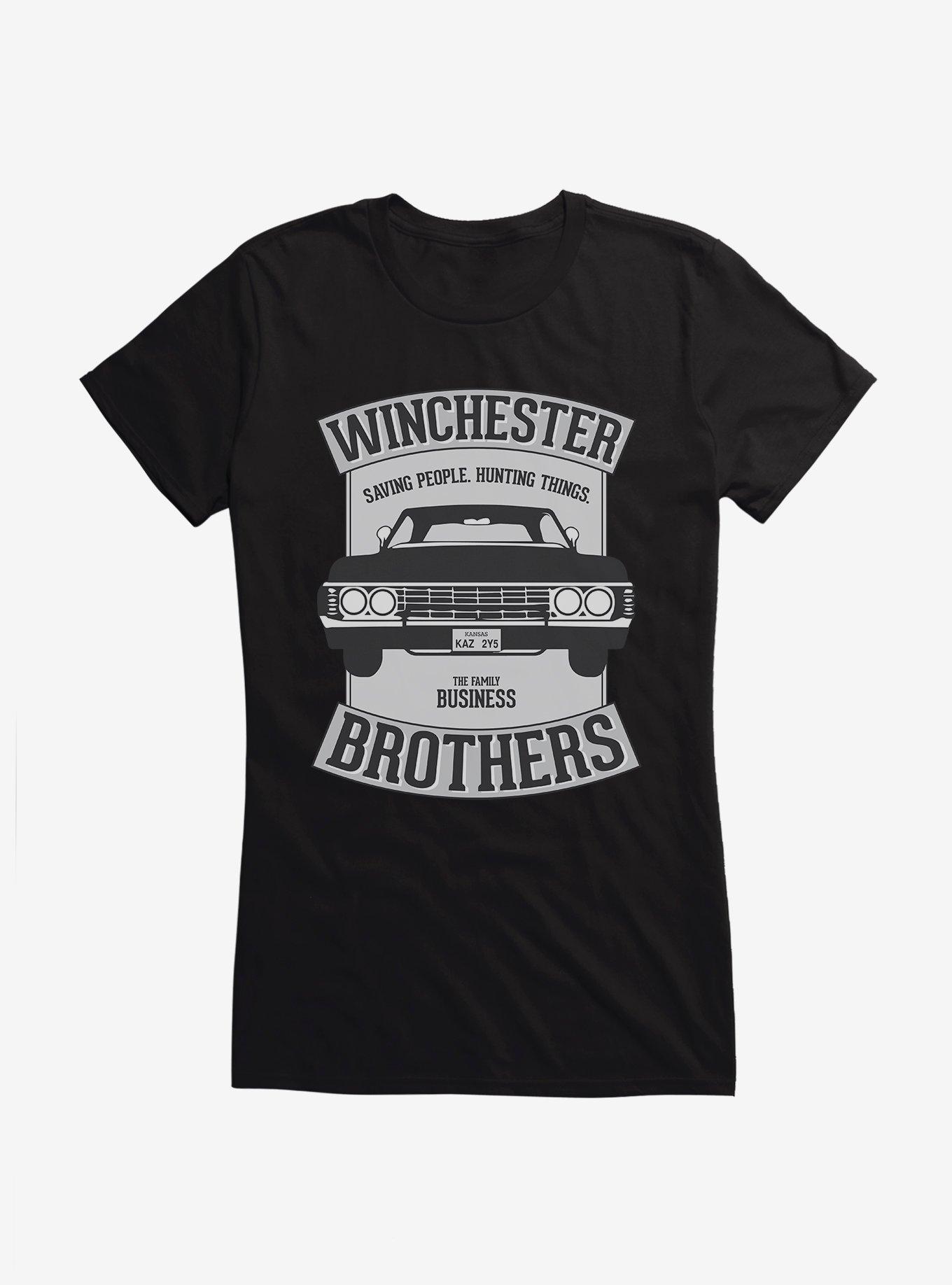 Supernatural Winchester Brothers Baby Logo Girls T-Shirt