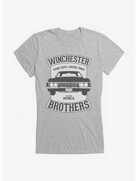 Supernatural Winchester Brothers Baby Logo Girls T-Shirt, , hi-res