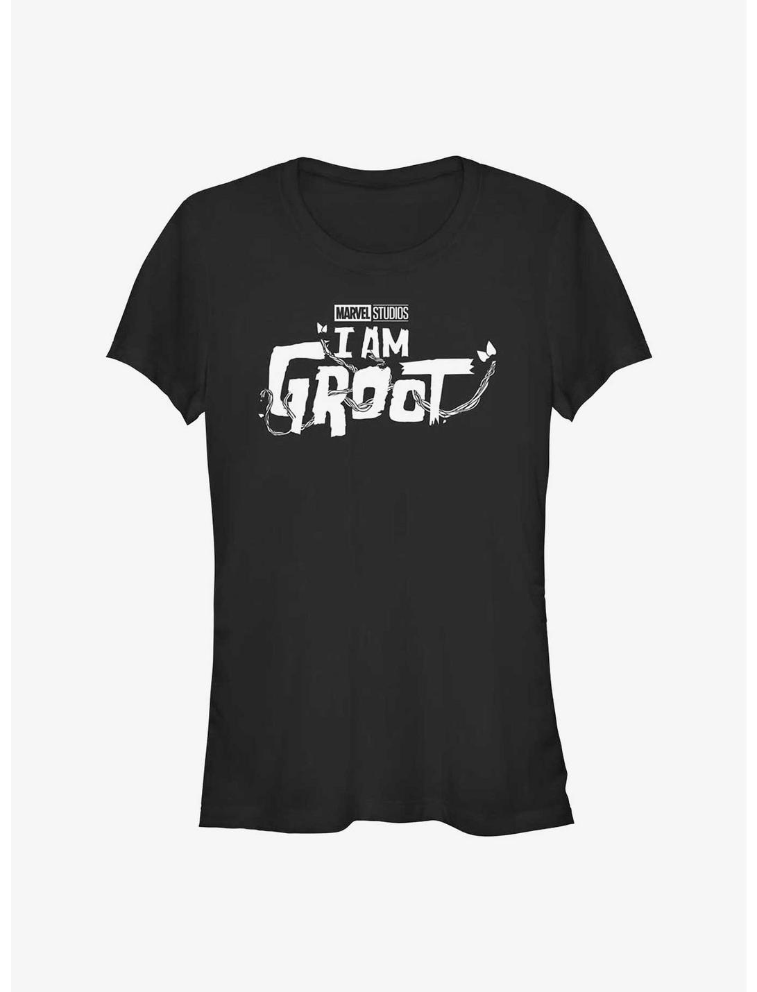 Marvel Guardians Of The Galaxy I Am Groot Girls T-Shirt, BLACK, hi-res
