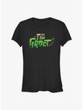 Marvel Guardians Of The Galaxy I Am Groot Logo Girls T-Shirt, BLACK, hi-res