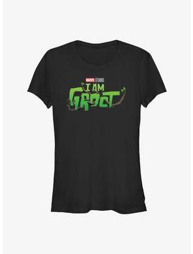Marvel Guardians Of The Galaxy I Am Groot Logo Girls T-Shirt, , hi-res