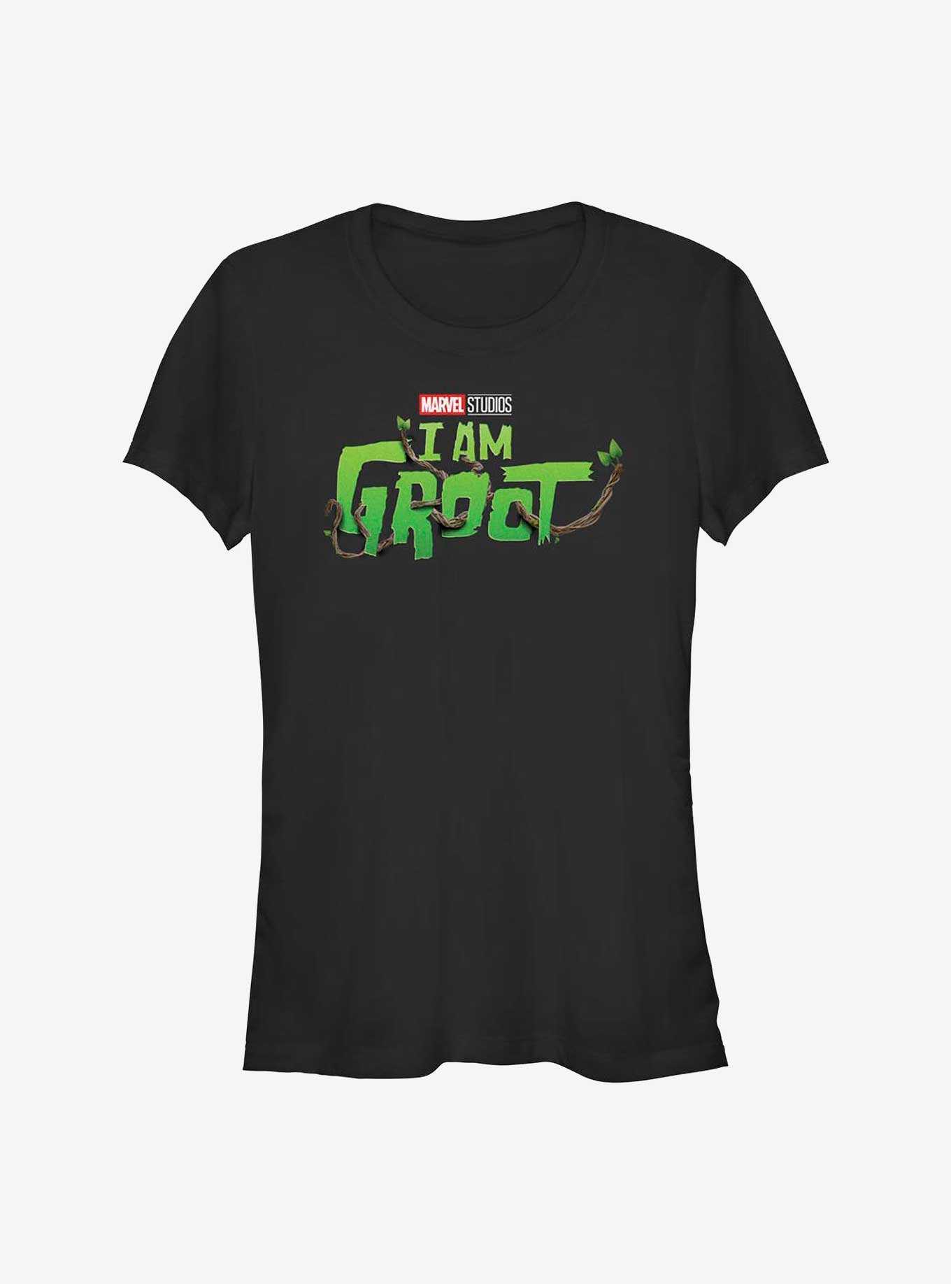 Marvel Guardians Of The Galaxy I Am Groot Logo Girls T-Shirt, , hi-res