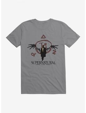 Supernatural Castiel Angel Seal T-Shirt, STORM GREY, hi-res