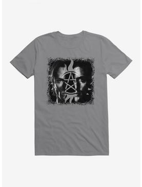 Supernatural Pentagram Split Sam & Dean T-Shirt, STORM GREY, hi-res