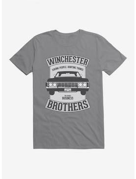 Supernatural Winchester Brothers Baby Logo T-Shirt, STORM GREY, hi-res
