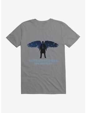 Supernatural Winged Castiel T-Shirt, STORM GREY, hi-res