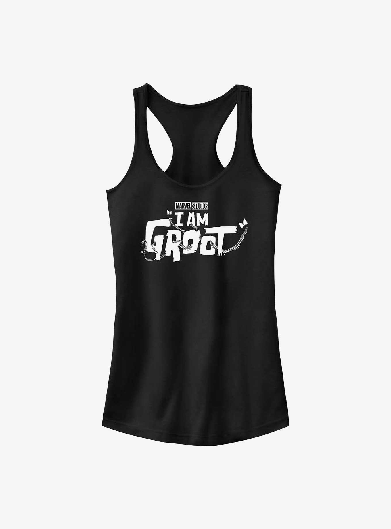 Marvel Guardians Of The Galaxy I Am Groot Girls Tank, BLACK, hi-res