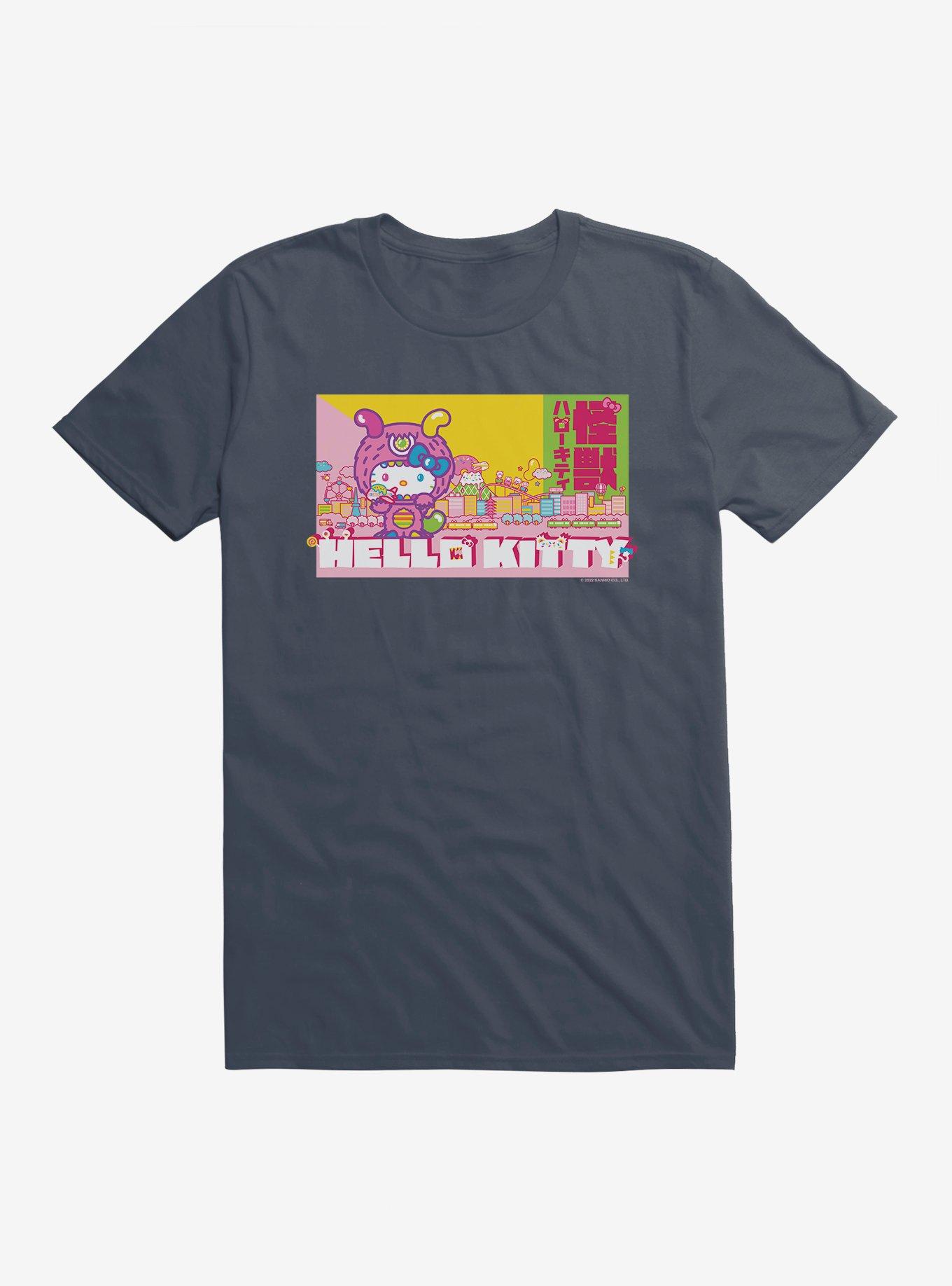 Hello Kitty Sweet Kaiju Screensaver T-shirt 