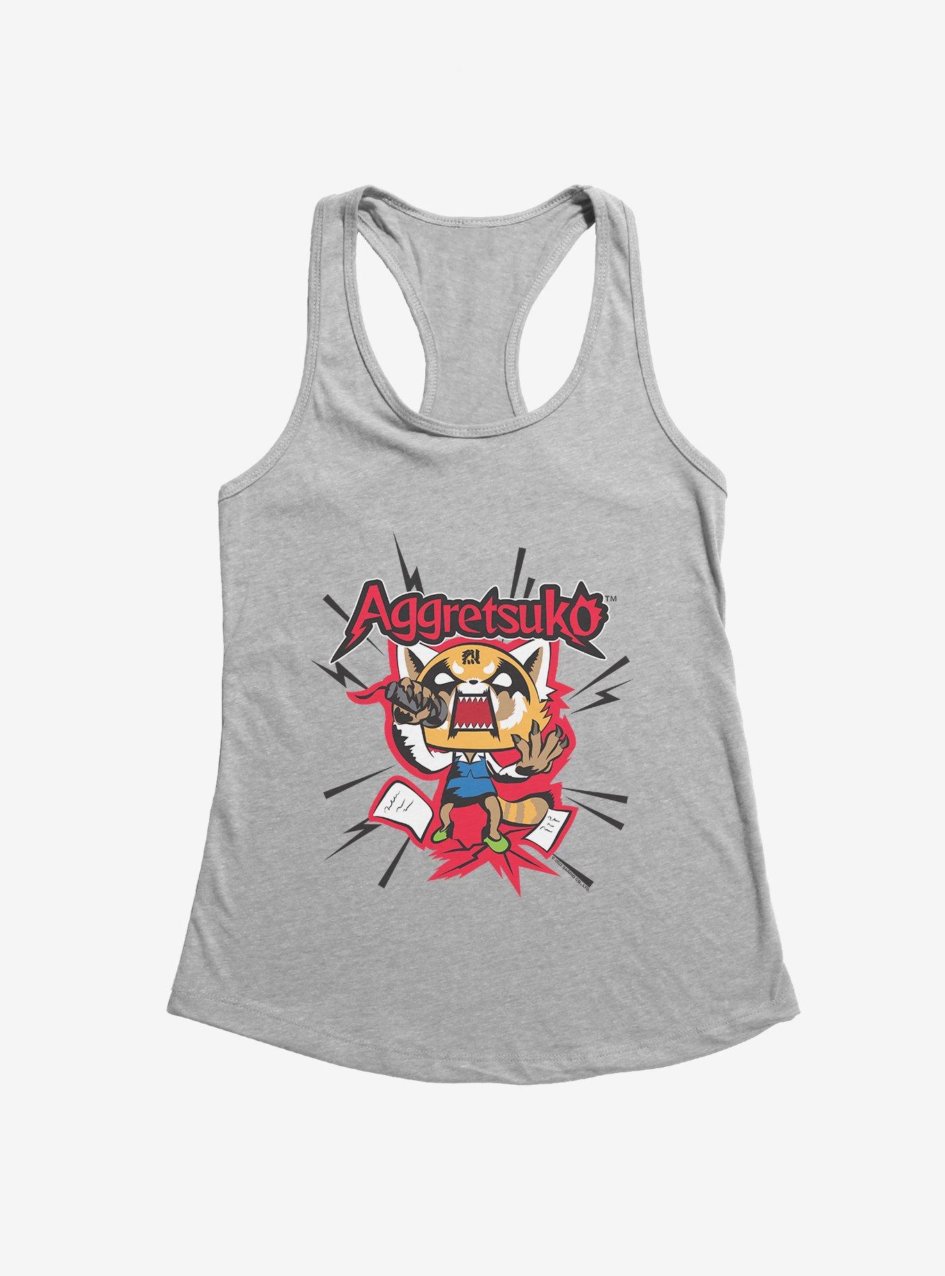 Aggretsuko Screaming Lyrics Girls Tank, HEATHER, hi-res