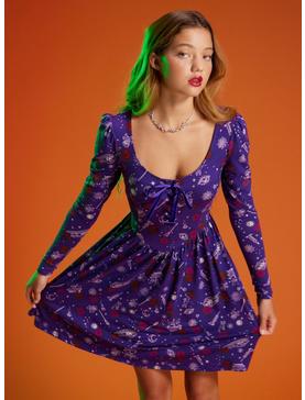 Her Universe Disney Hocus Pocus Icons Lace-Up Dress, , hi-res