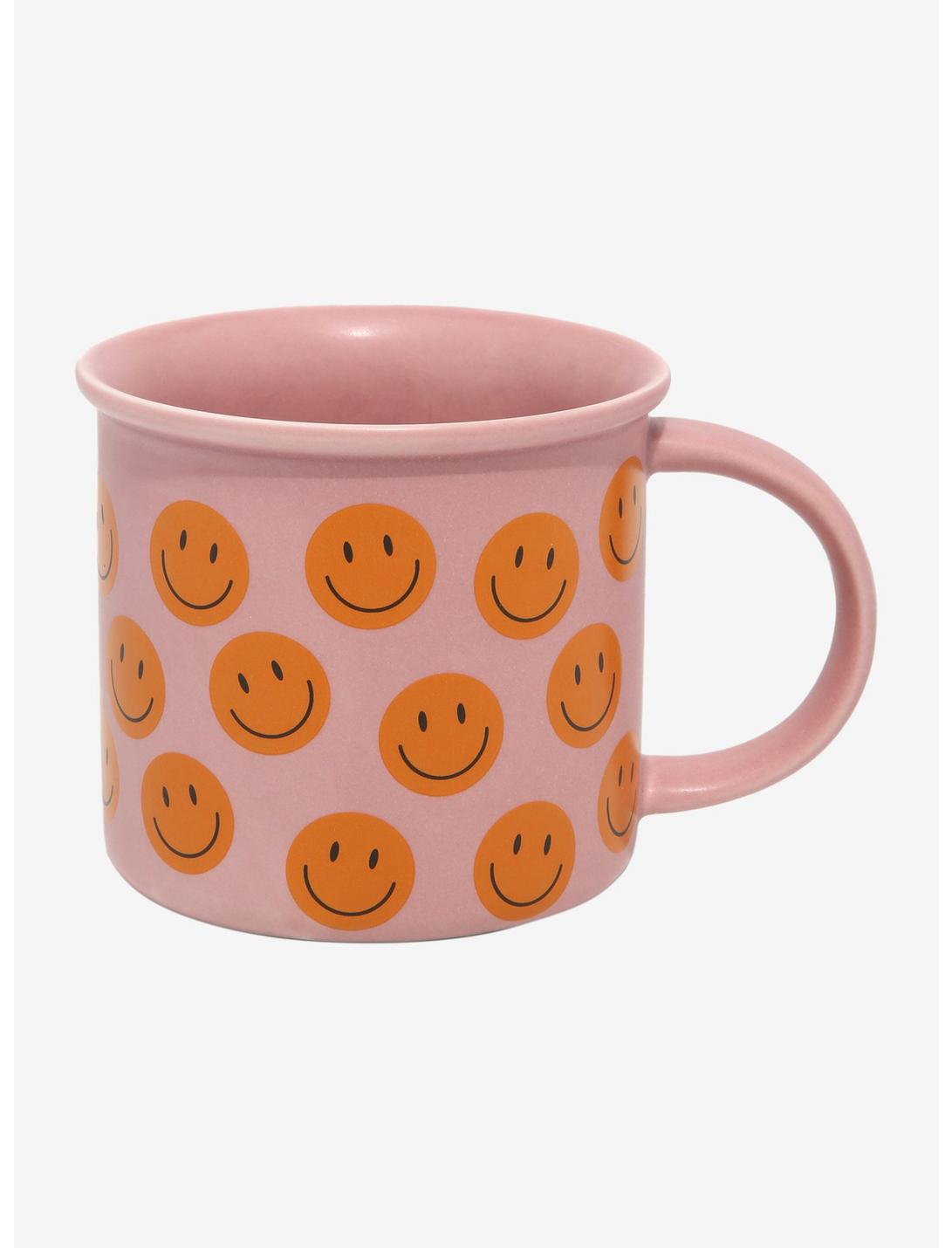 Pink Smile Face Mug, , hi-res