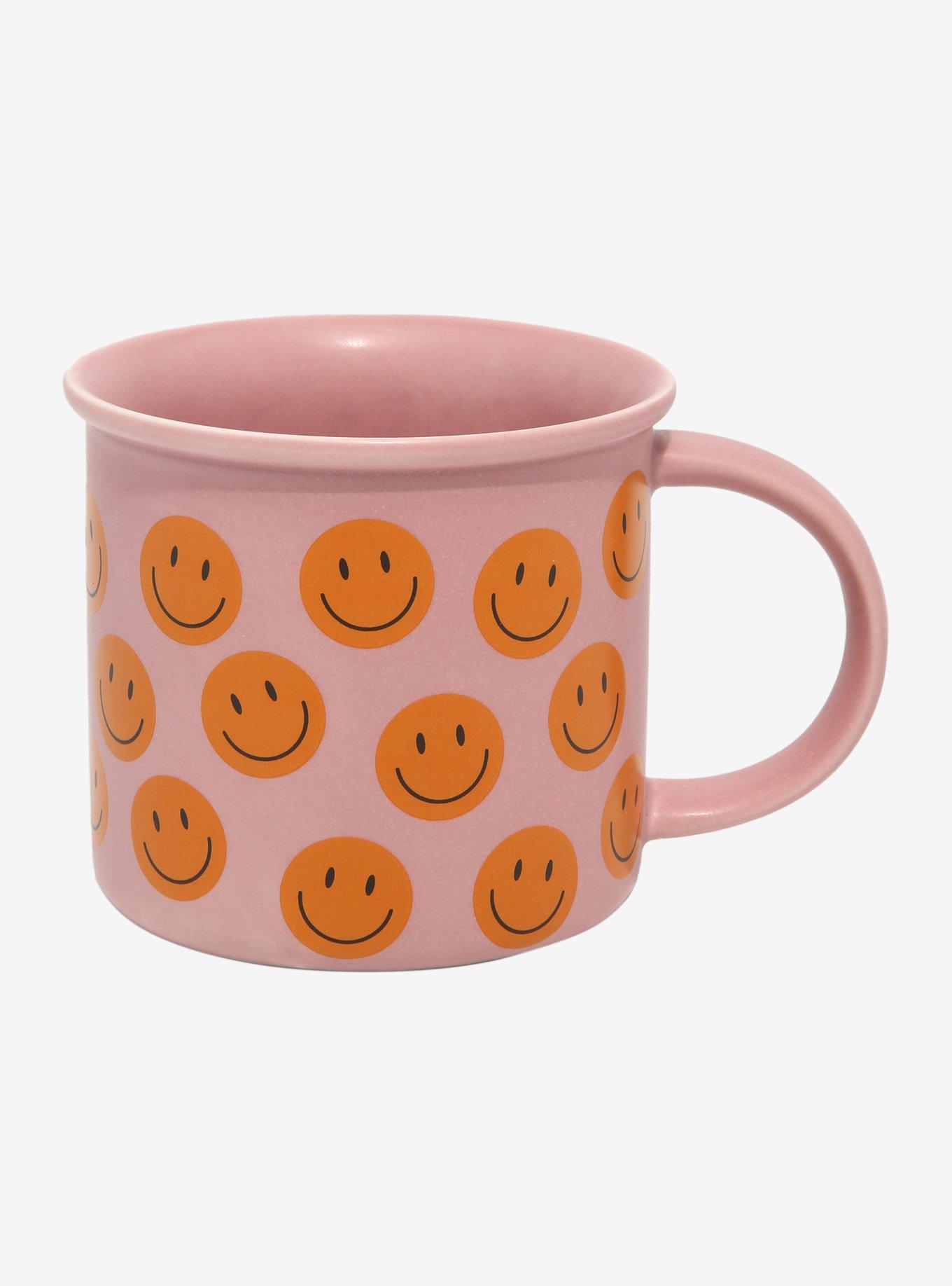 Pink Smile Face Mug, , hi-res