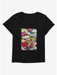 Aggretsuko Fighting Words Womens T-Shirt Plus Size, , hi-res