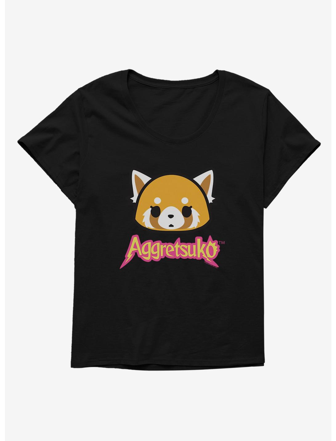 Aggretsuko Face Icon Womens T-Shirt Plus Size, , hi-res