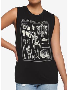 Skeleton Anatomy Girls Muscle Tank Top, , hi-res