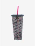 Kuromi Skull Glitter Acrylic Travel Cup, , hi-res