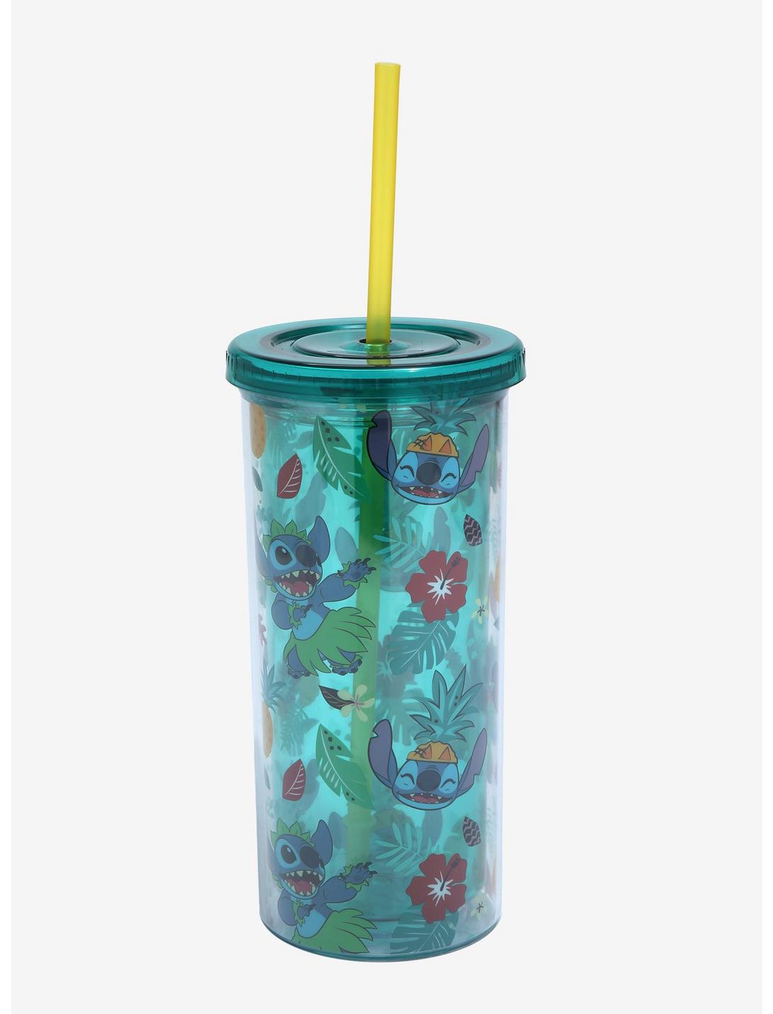 Disney Lilo & Stitch Hula Floral Acrylic Travel Cup, , hi-res