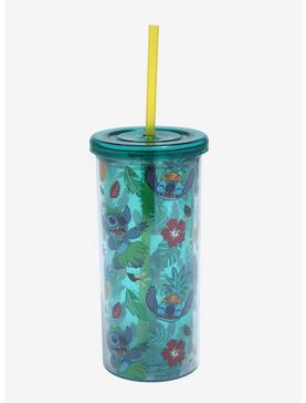 Disney Lilo & Stitch Hula Floral Acrylic Travel Cup, , hi-res