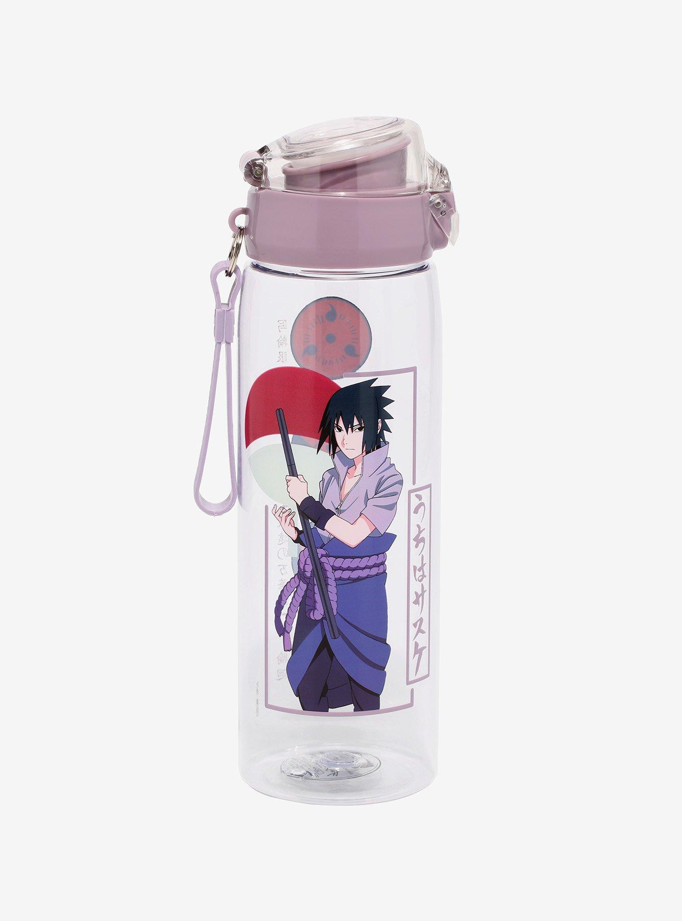 Naruto Shippuden Sasuke Hydration Tracking Water Bottle, , hi-res