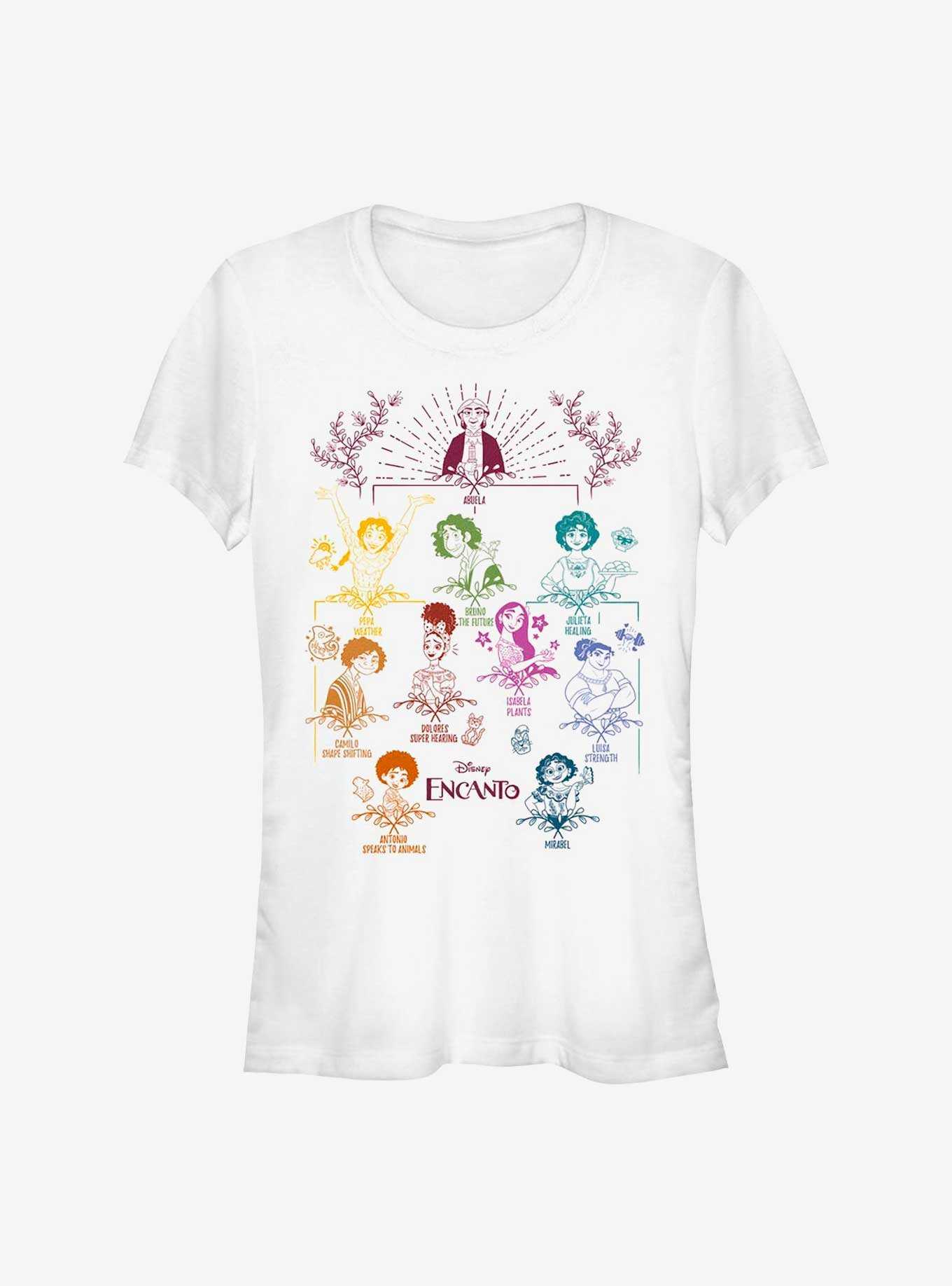 Disney's Encanto Doodle Family Tree Girl's T-Shirt, , hi-res