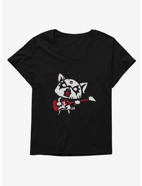 Aggretsuko Metal Hard Rock Womens T-Shirt Plus Size, , hi-res