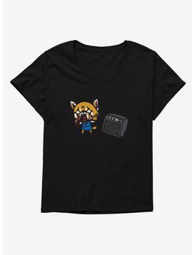 Aggretsuko Metal Screamo Womens T-Shirt Plus Size, , hi-res
