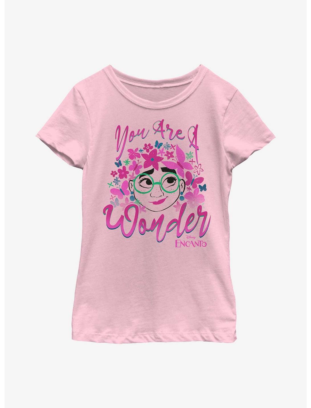 Disney Encanto Mirabel You Are A Wonder Youth Girls T-Shirt, PINK, hi-res