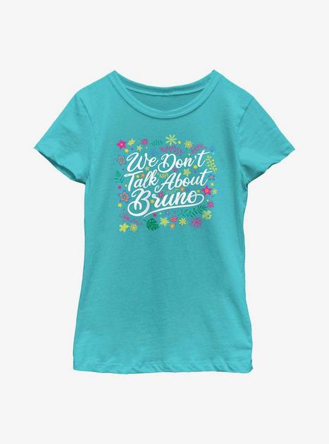Disney Encanto We Don't Talk About Bruno Colorful Youth Girls T-Shirt ...
